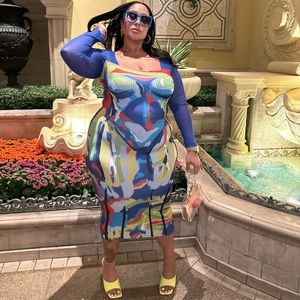 Body silhouette dress stretchy size to ask this dress is a show stopper